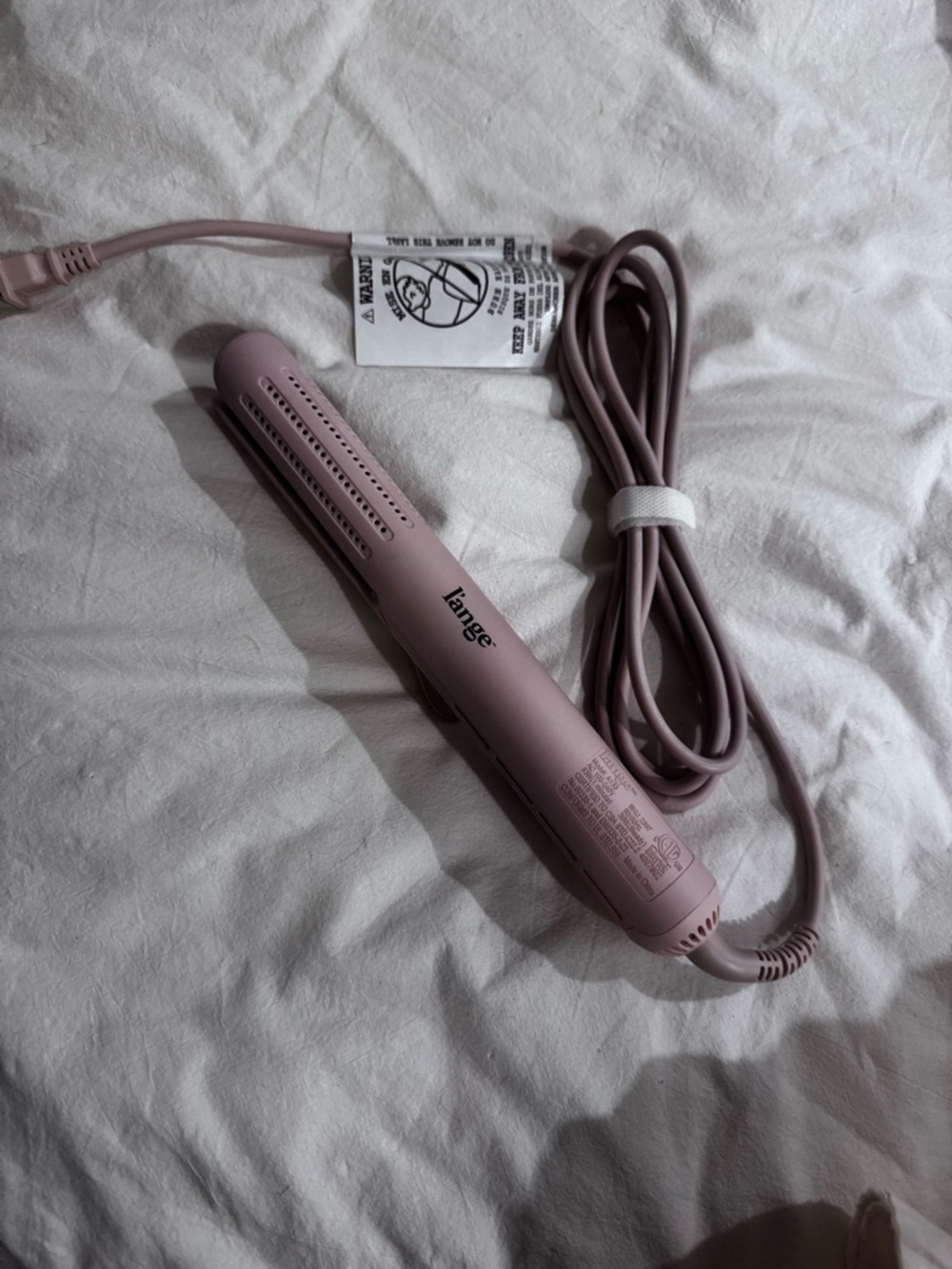L’ange Duo Pink Ceramic Hair curl-straight
